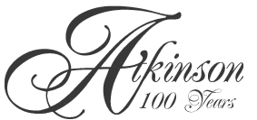 Atkinson 100 years logo