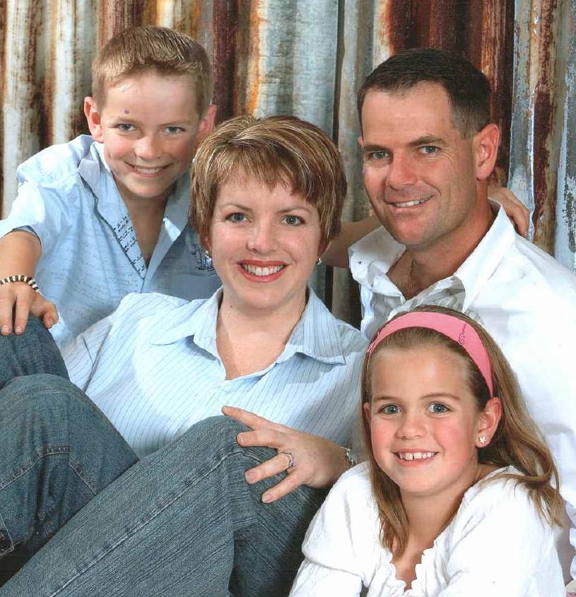 Photo: Scott, Kerry, Matthew and Sarah Puzey