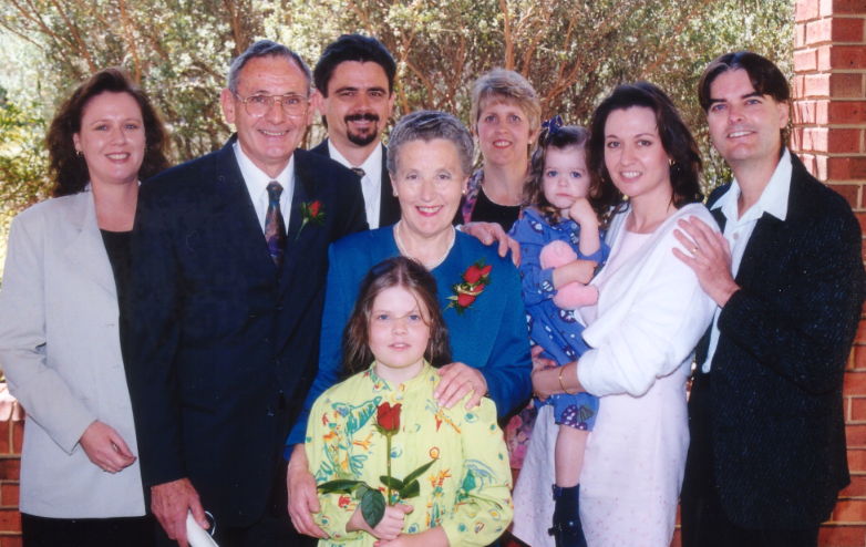 Photo: Len and Margrit wedding