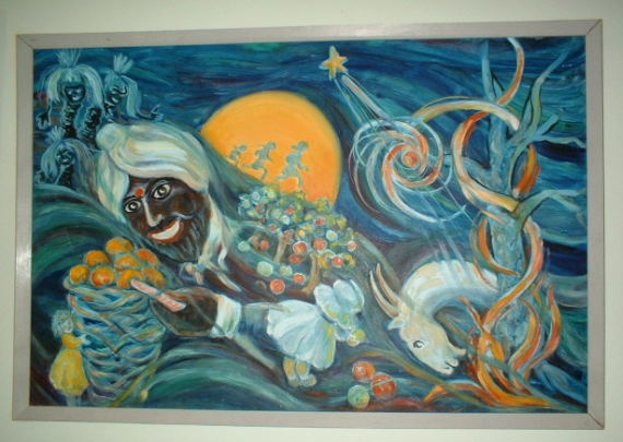 Painting of earliest memories