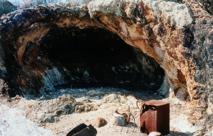 Cave in Tynedale Hill