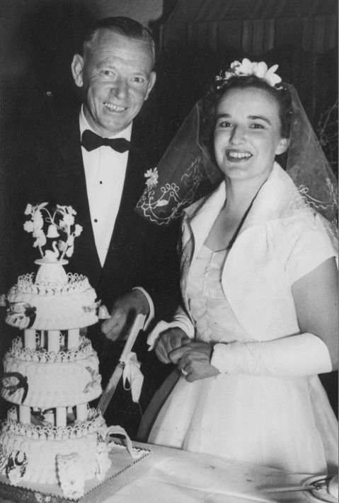 Photo: Patricia and James wedding 1953