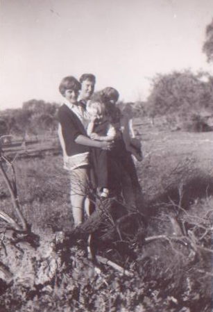 Photo: Christine, John, Rosalie, Tony Bradford