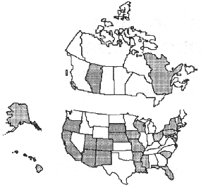 Map: Members of MATH WORKS Consortium